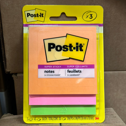 1500x Post it Notes Blister Pack