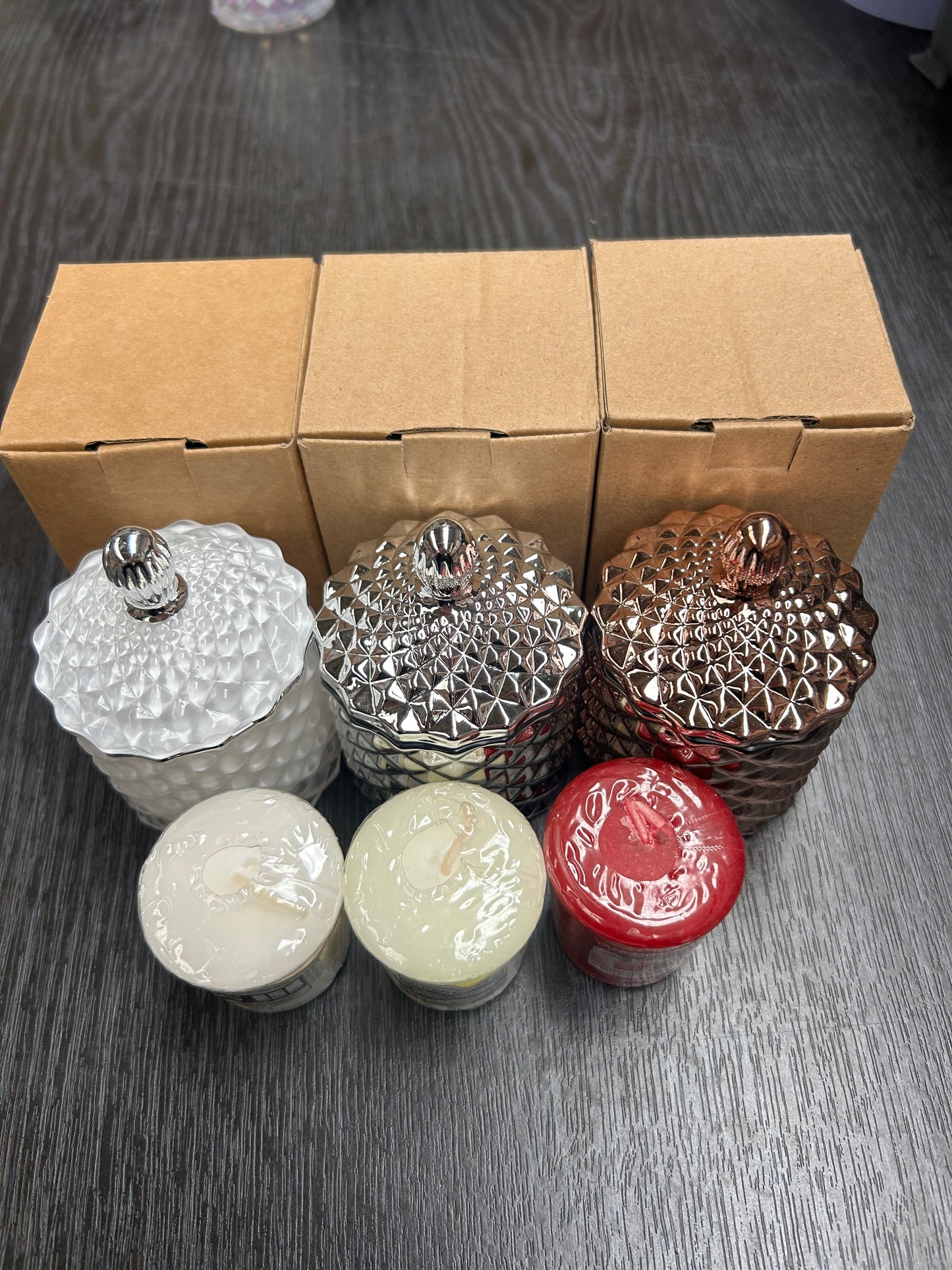 Yankee Candle Votive Gift Set with Luxury Jars