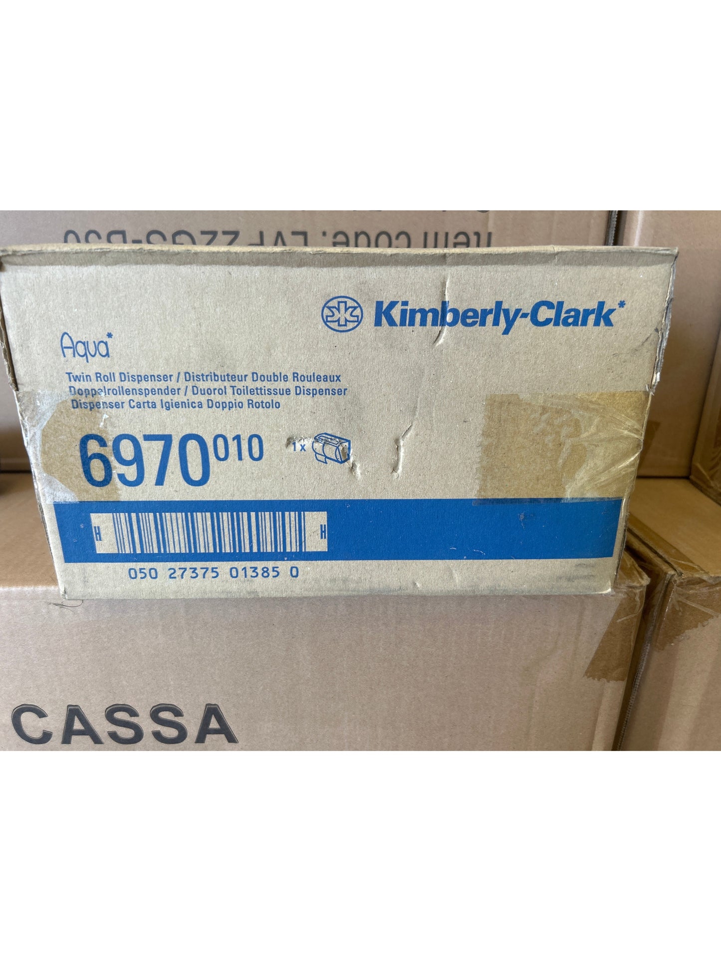 85 x Kimberly Clark 6970 Twin Toilet Paper Dispenser