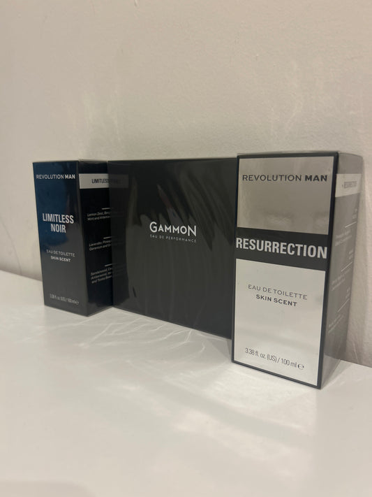 Revolution Man Aftershave Gift Set Bundle 2x100ml Skin Scent