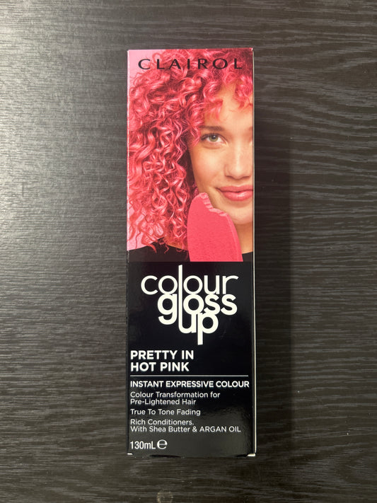 (3 Pack) Clairol Colour Gloss Up Conditioner Pretty in Hot Pink 130ml
