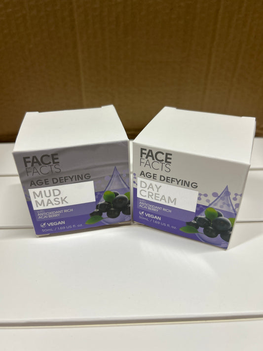 48x Face Facts Mud & Day Cream 2pc Sets