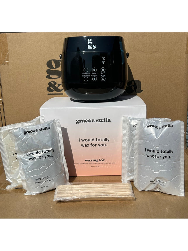 Grace & Stella Electric Wax Warmer Waxing Set