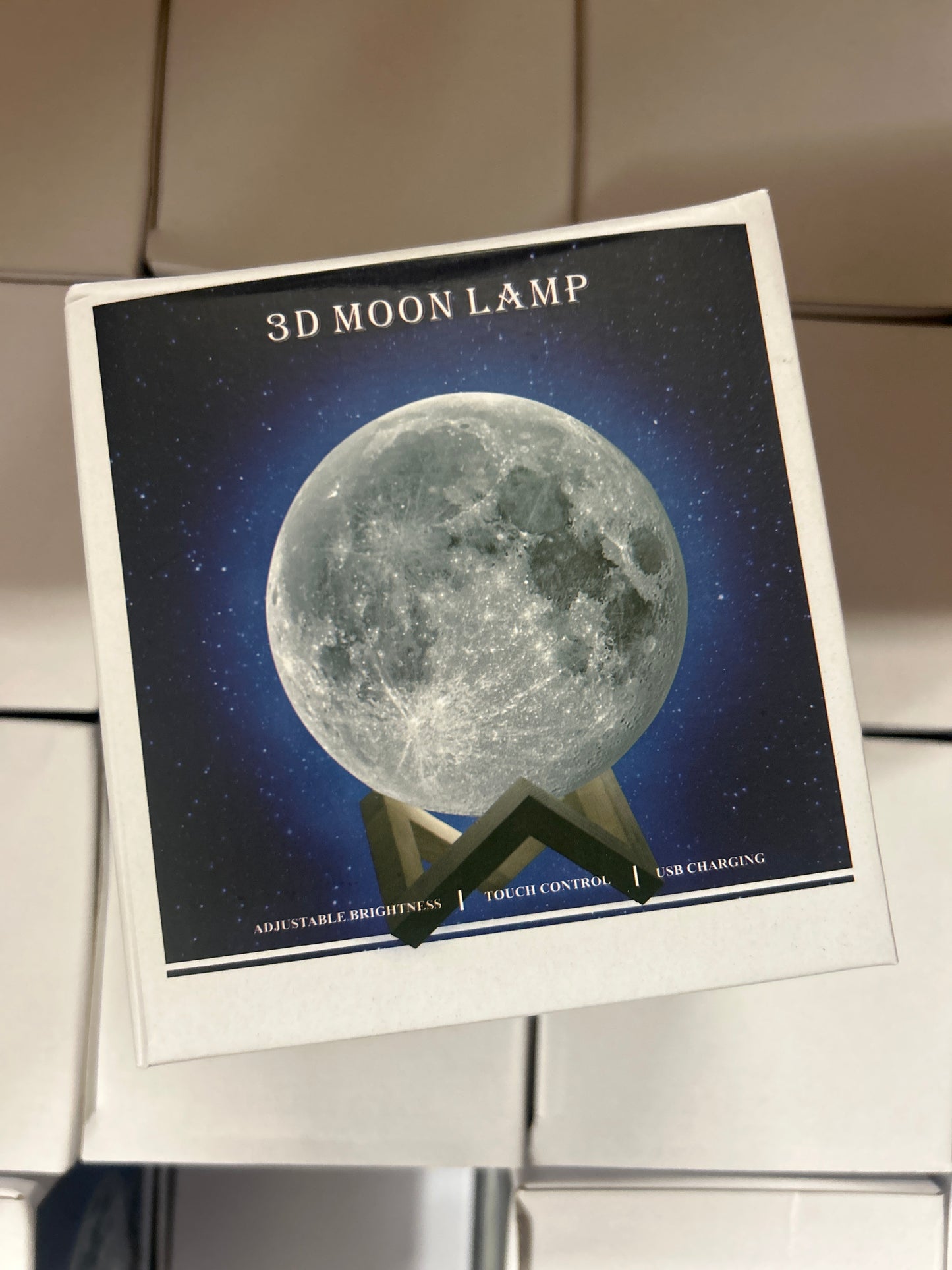 10x 3D Moon Lamps