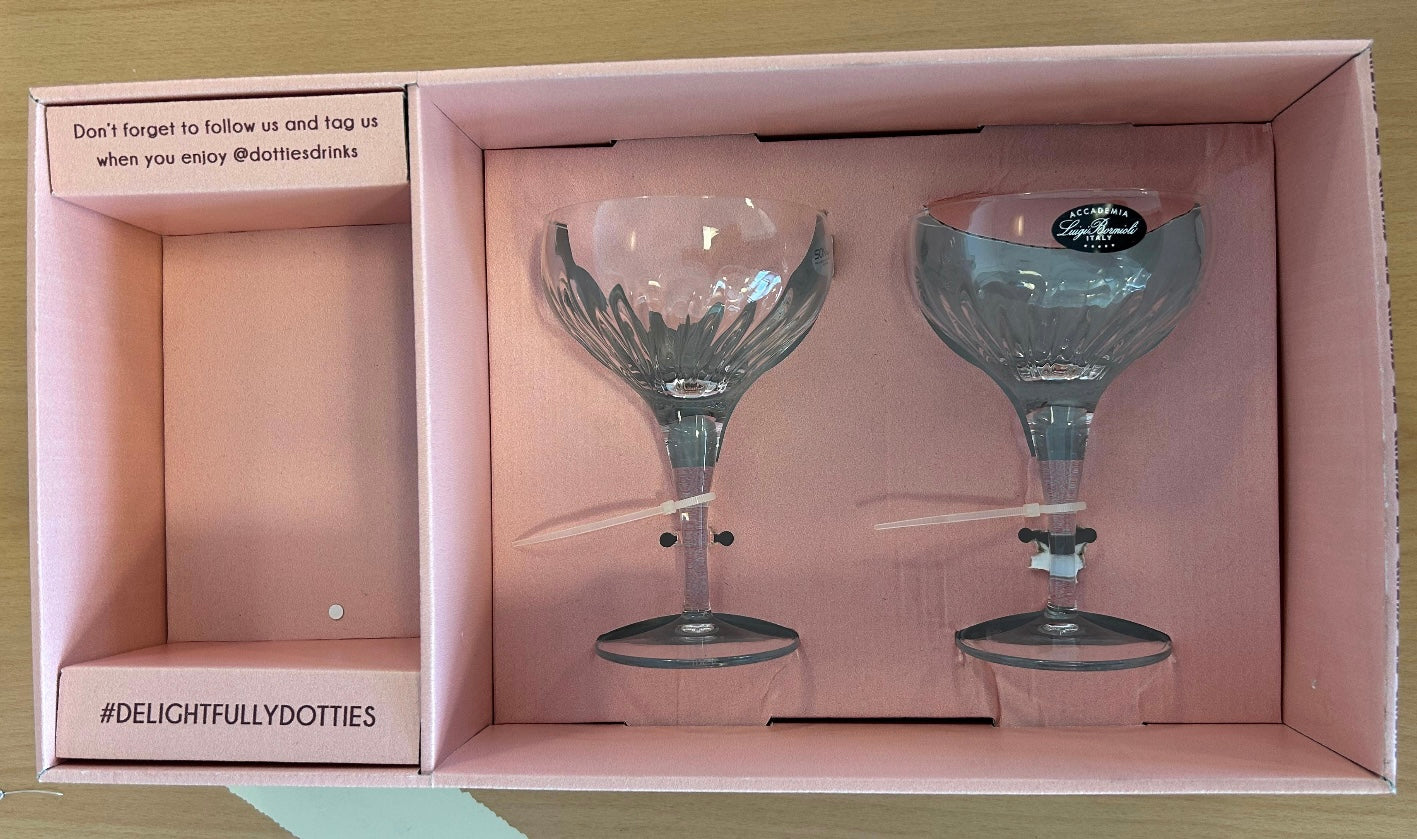 100x Luigi Bormioli Accademia Cocktail Glass Sets (2 Pack)