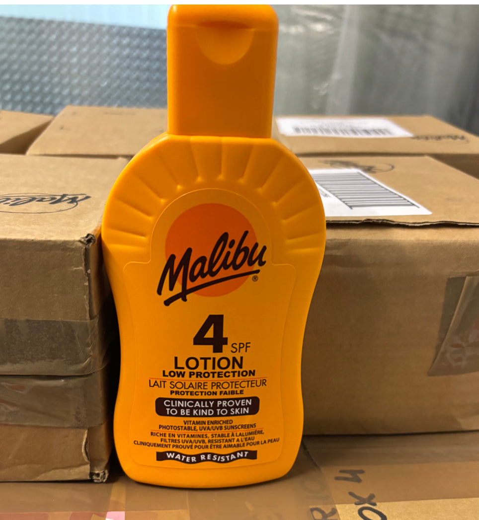 Joblot of 300x Malibu Lotion SPF 4