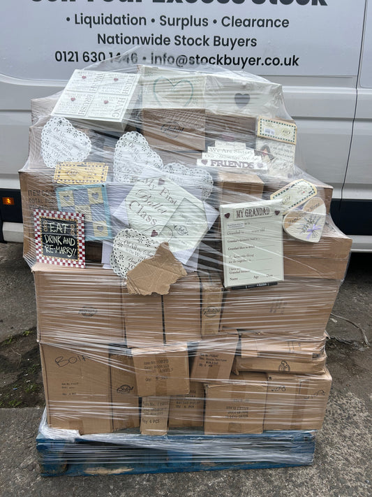Giftware Mixed Wholesale Clearance Pallet 1000pcs