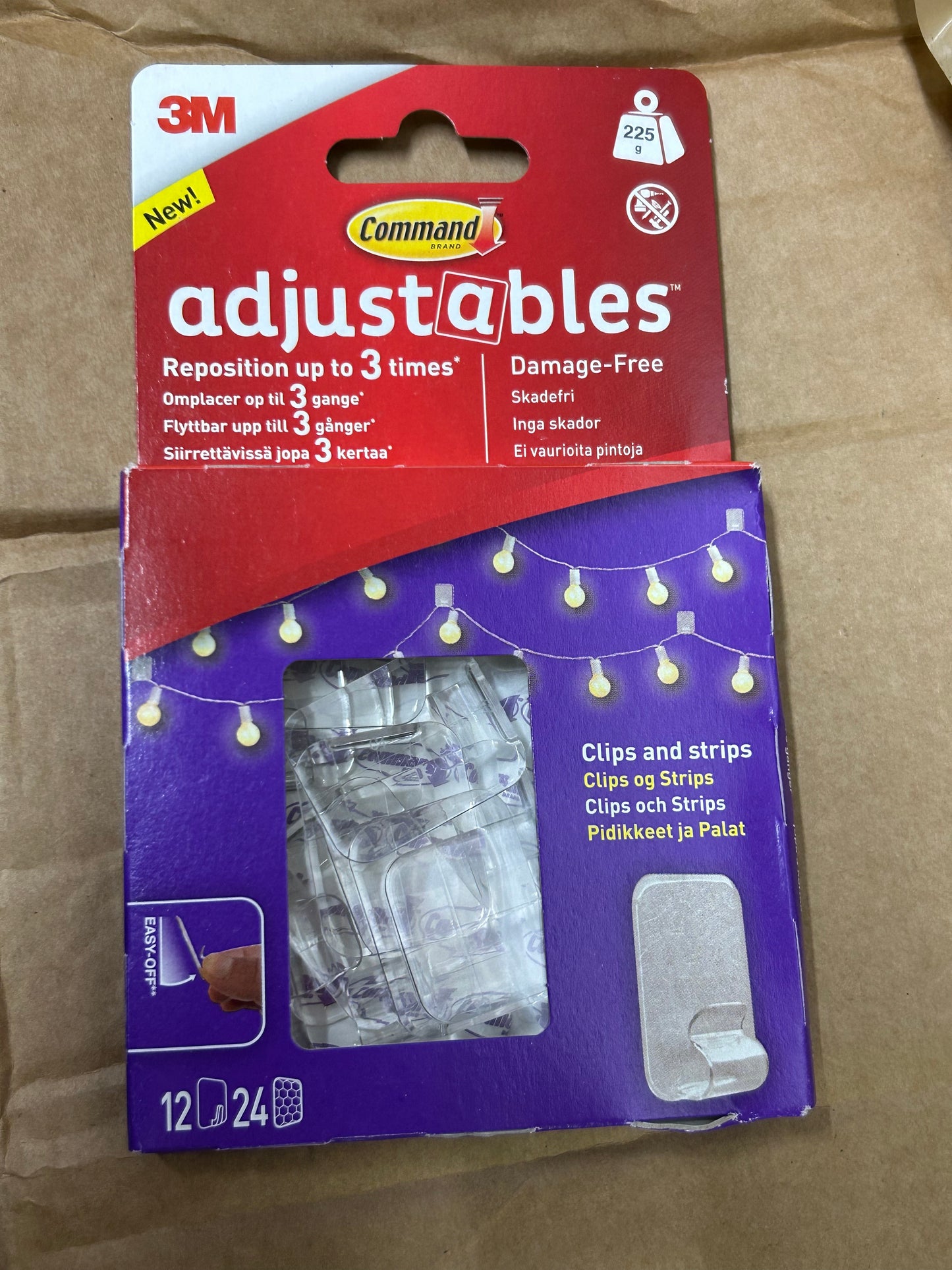 Joblot: 3M Command Adjustables (160 Packs)