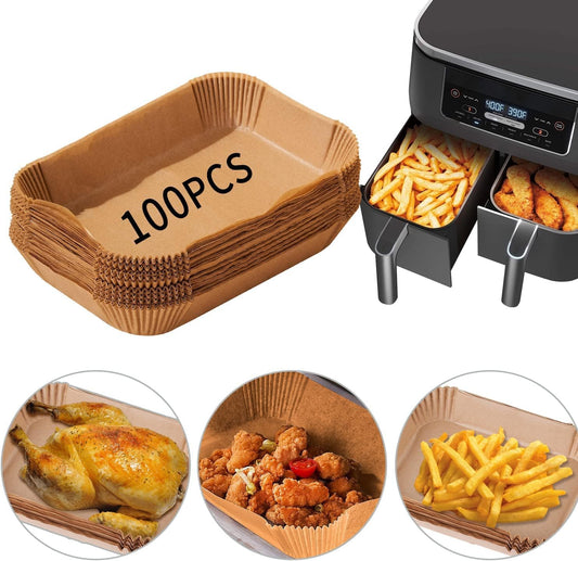 200x Air Fryer Liners for Ninja Dual 8.7 Inch Disposable